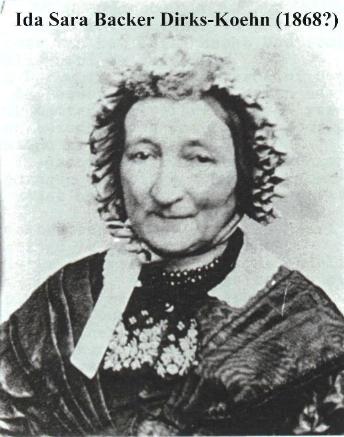 Ida Sara Backer Dirks / Köhn (1868)