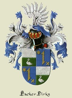 Backer Dirks family coat of arms.