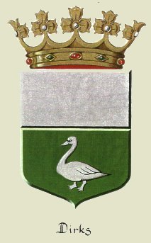 Dirks family coat of arms.  CLick to see details