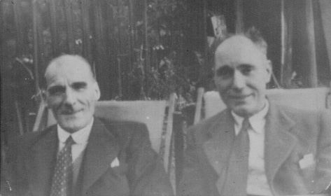 Photo of Robert Woodward and Charles Dennis Elvy (circa 1954)